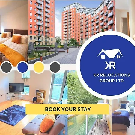 Long-term Retreat! Family & Business - 5 Beds City Apt & Parking - 中国搬迁 Apartment Leeds (West Yorkshire)